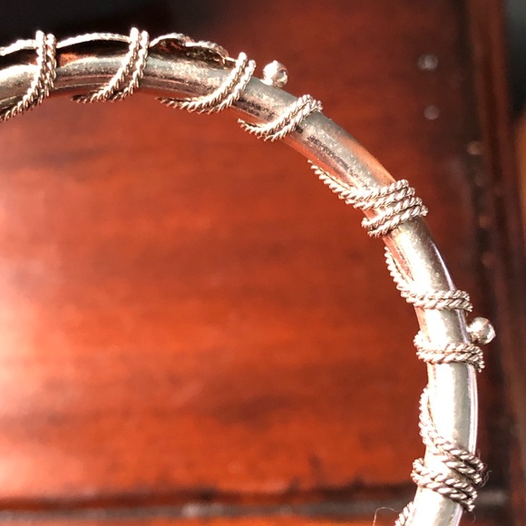 Child’s Silver Bangle - Picture 2 of 4